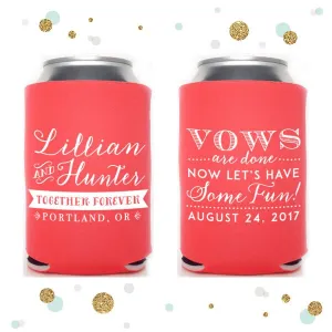 Vows Are Done - Wedding Can Cooler #60R