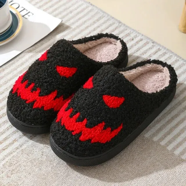Warm Plush Indoor Floor Non Slip Home Shoes