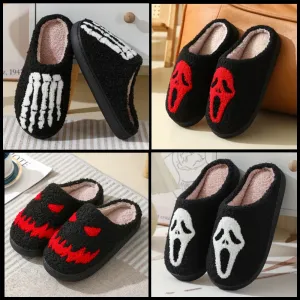 Warm Plush Indoor Floor Non Slip Home Shoes