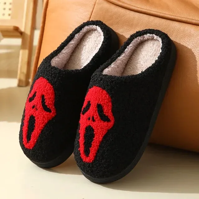 Warm Plush Indoor Floor Non Slip Home Shoes