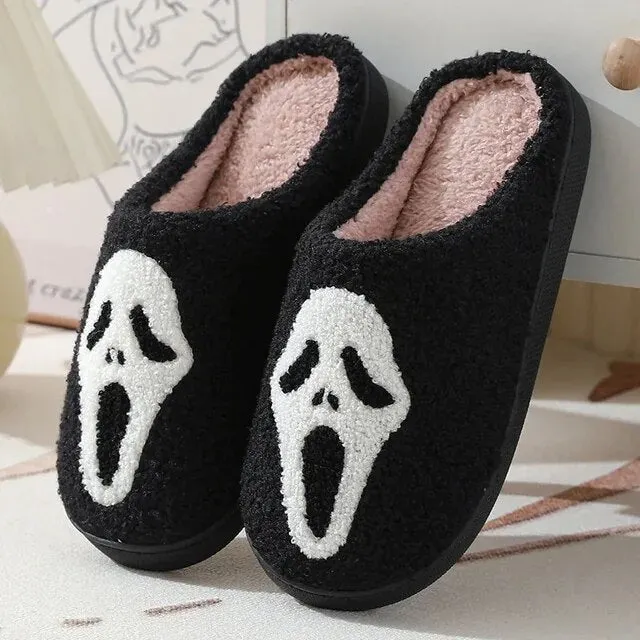 Warm Plush Indoor Floor Non Slip Home Shoes