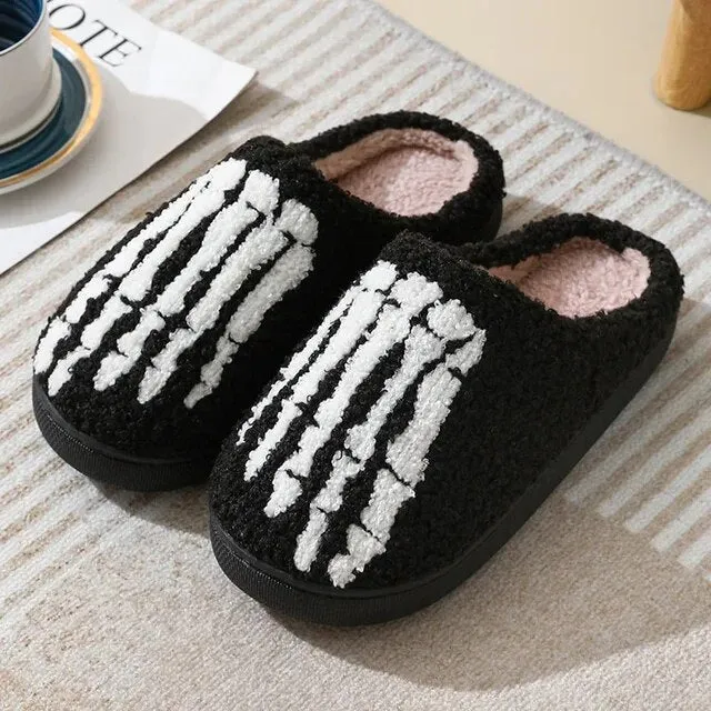 Warm Plush Indoor Floor Non Slip Home Shoes