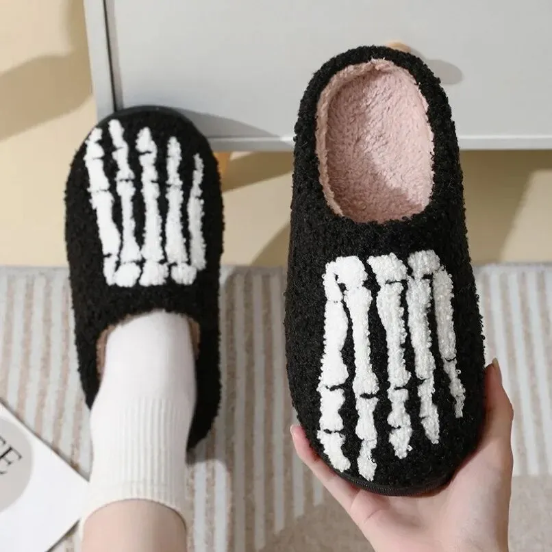 Warm Plush Indoor Floor Non Slip Home Shoes