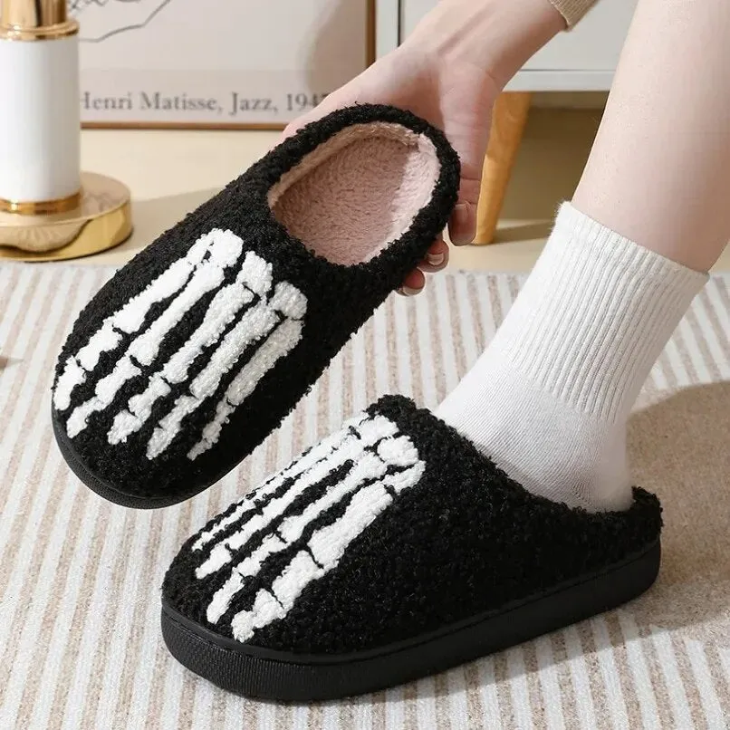 Warm Plush Indoor Floor Non Slip Home Shoes