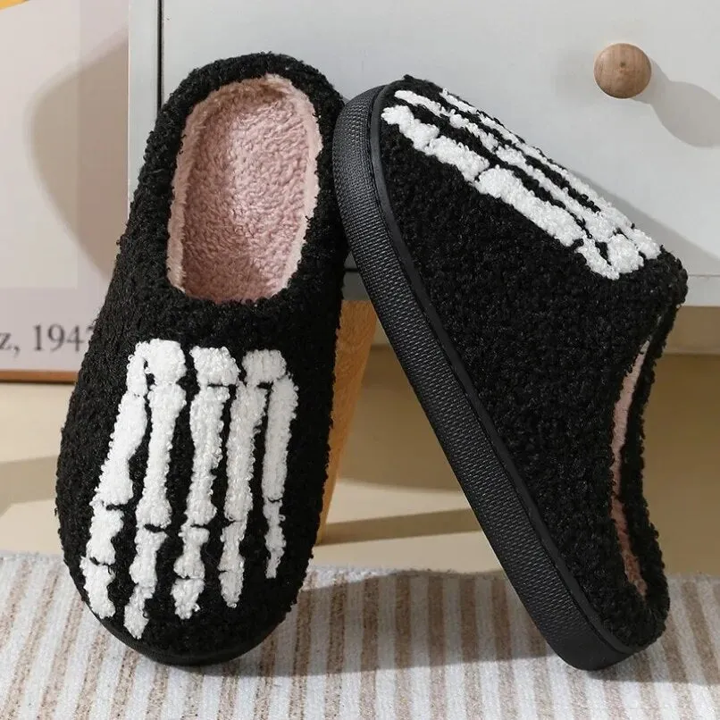 Warm Plush Indoor Floor Non Slip Home Shoes