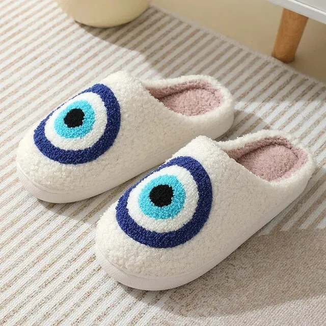 Warm Plush Indoor Floor Non Slip Home Shoes