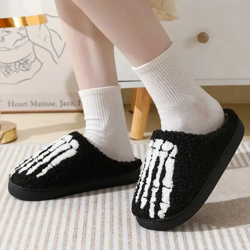 Warm Plush Indoor Floor Non Slip Home Shoes