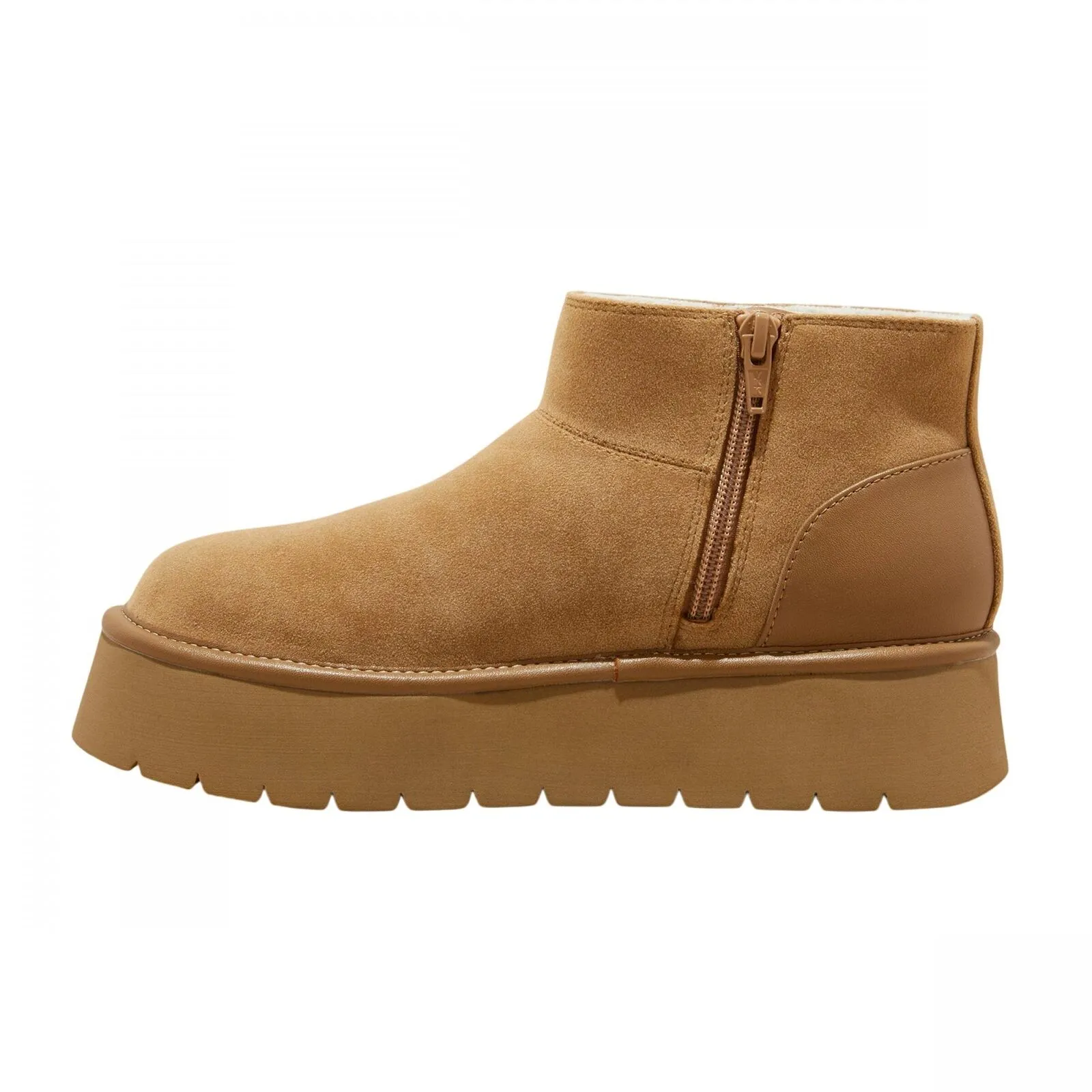 Wild Fable Womens Missy Platform Booties with Memory Foam Insole Tan Brown 9M