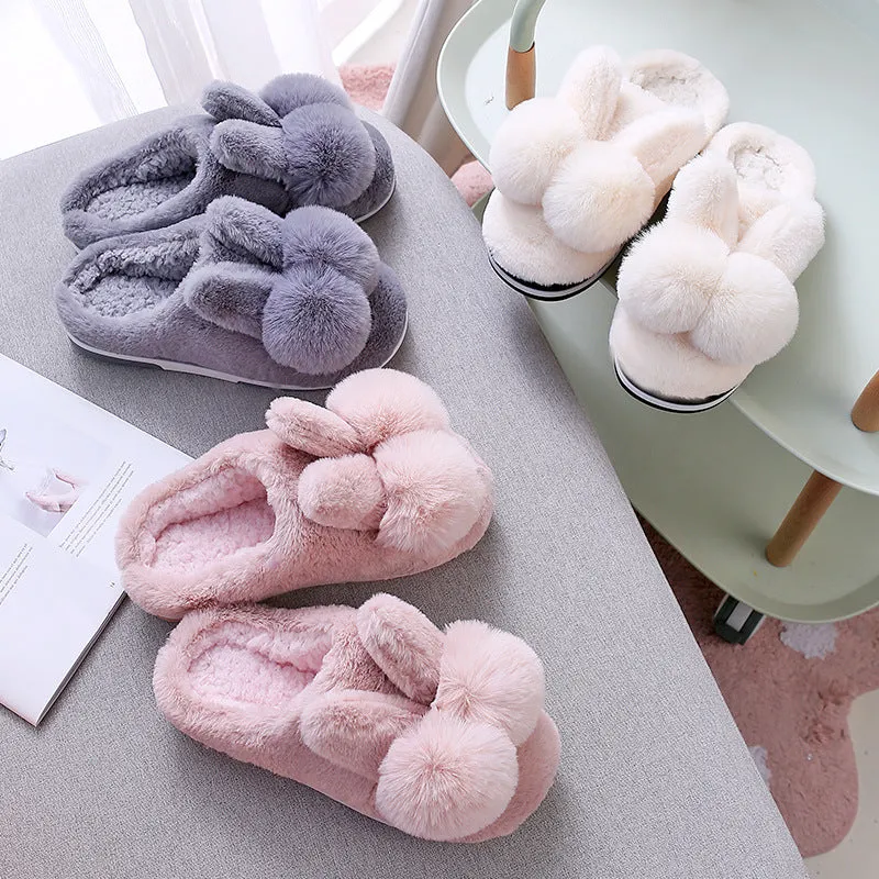 Winter Household Cute Bag And Home Indoor Cotton Slippers UGG Style