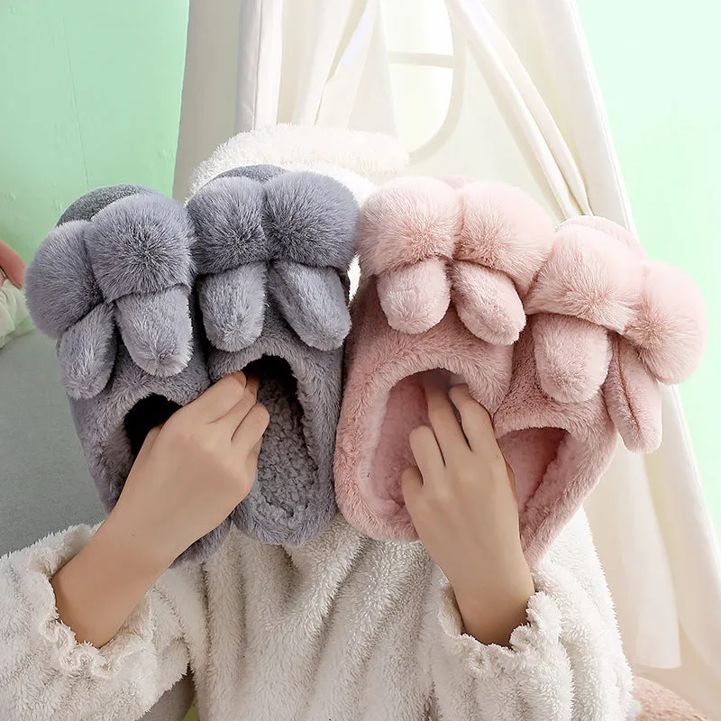 Winter Household Cute Bag And Home Indoor Cotton Slippers UGG Style