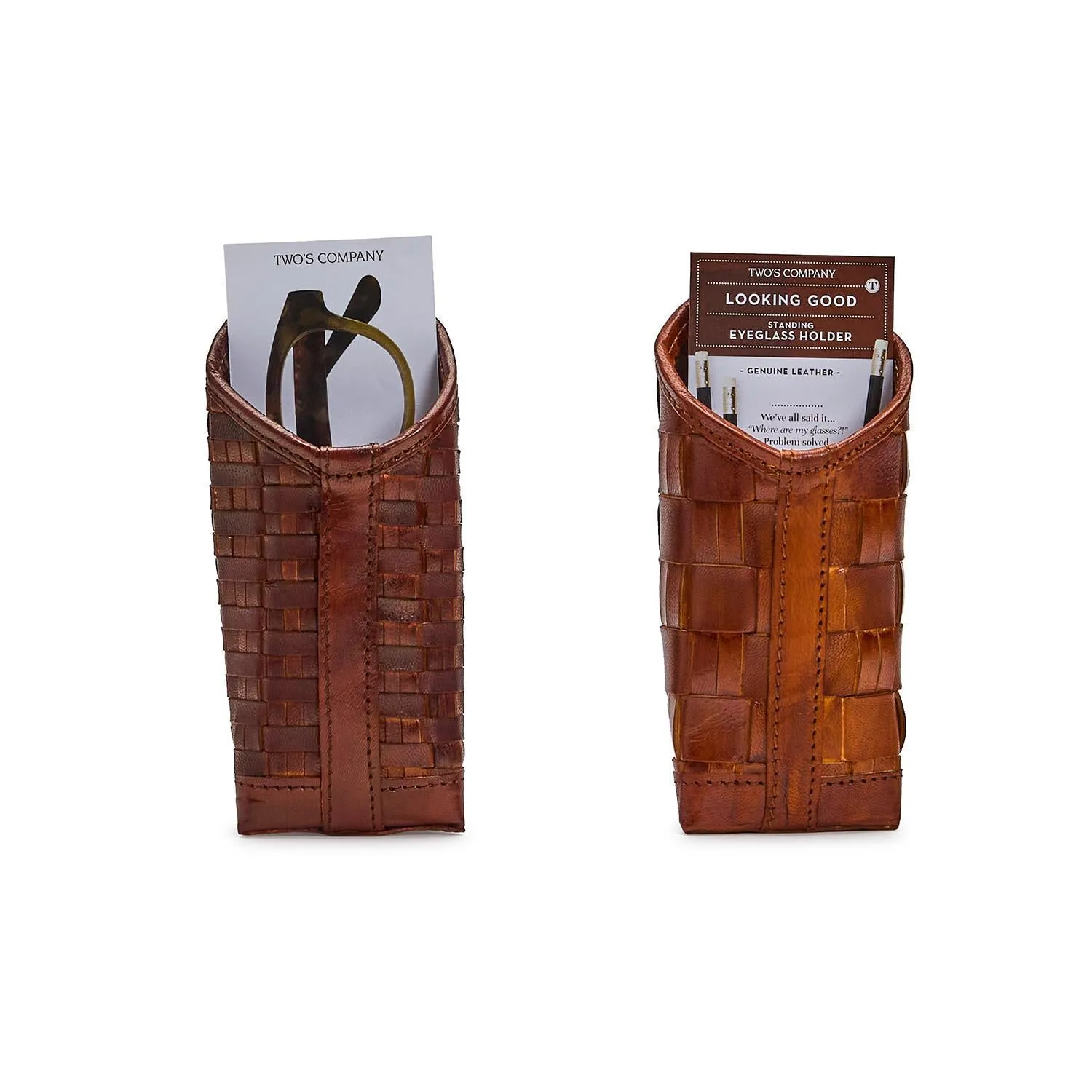 Woven Standing Eyeglass Holder