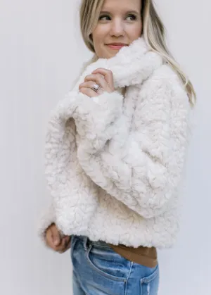 X Fuzzy Bunny Ivory Coat
