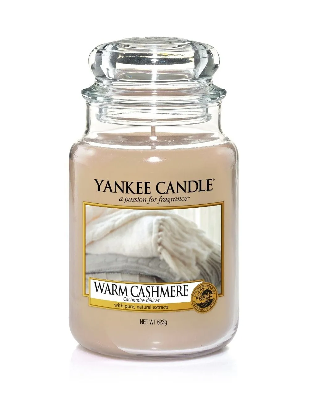 Yankee Candle Large Jar Warm Cashmere 623g