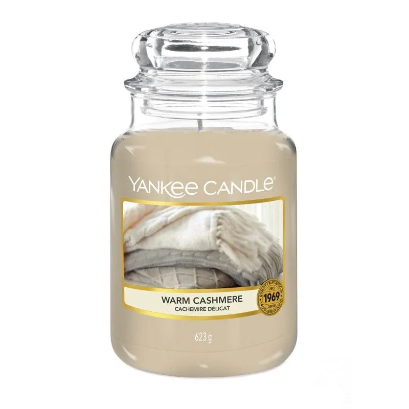 Yankee Candle Large Jar Warm Cashmere 623g